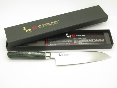 Mcusta Zanmai Revolution G Seki Japan Santoku 180mm SPG2 Kitchen Cutlery Knife