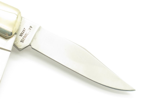 Vtg 80s Explorer 11-389 Imai Seki Japan Stag Squire Stockman 3.75" Folding Knife