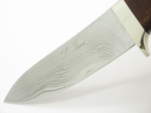 Seizo Imai Seki Custom Loveless Skinner Wood VG-10 Damascus Fixed Knife