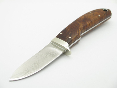 Seizo Imai Seki Custom Loveless Skinner Wood VG-10 Damascus Fixed Knife