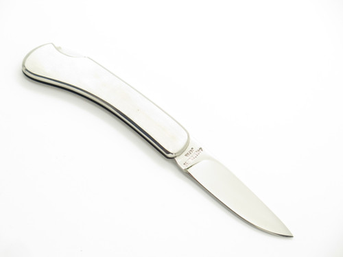 Vintage 80s 11-350 Explorer Imai Seki Japan Stainless 3" Folding Lockback Knife