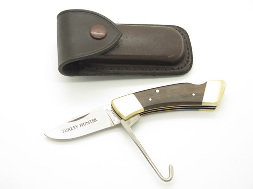 Vintage 1980s Explorer Bird Hunter Imai Seki Japan Folding 3.87" Lockback Knife