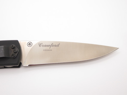 Vintage Benchmade USA 625 Crawford Leopard Large ATS-34 Folding Pocket Knife