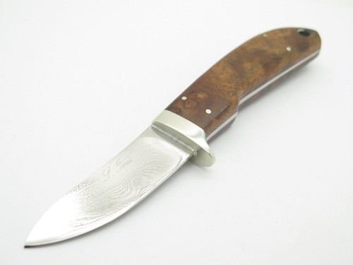 Seizo Imai Seki Custom Loveless Style Skinner Wood VG-10 Damascus Fixed Knife