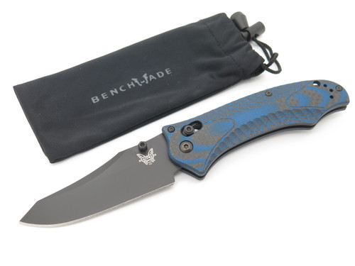 Benchmade 950 Rift Osborne Limited Edition Blue/Black S30V Folding Pocket Knife