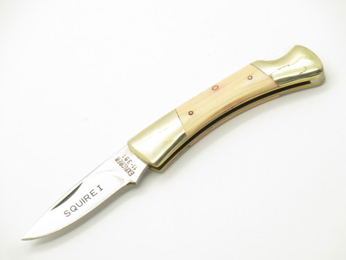 Vintage 80s 11-391 Explorer Seizo Imai Seki Japan Micarta 2.75" Lockback Knife