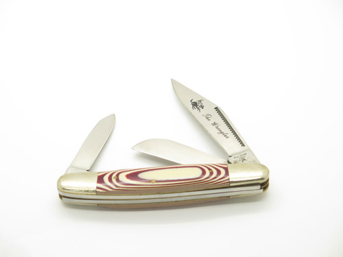 Vintage 1980s Frost Cutlery Seizo Imai Seki Japan Micarta 3.87" Folding Knife