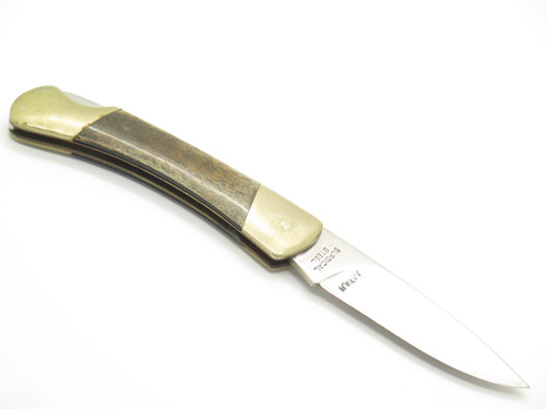 Vintage 1980s Frost Cutlery Seizo Imai Seki Japan Lockback Cow 4.25" Bone Knife