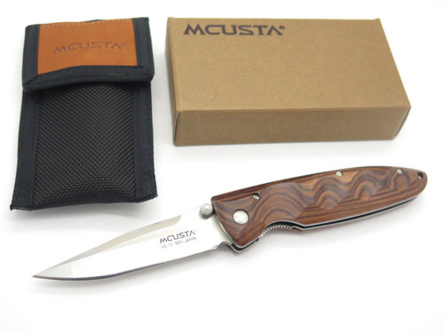 Mcusta Seki Japan Basic MC-0024R Rosewood & VG-10 Linerlock Folding Pocket Knife