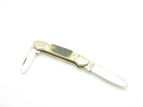 Vtg 1980s Frost Seizo Imai Seki Japan Stag 3.62" Second Cut Folding Canoe Knife