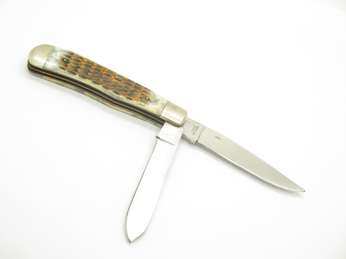 Vintage 80s Frost Cutlery Bone Trapper Seizo Imai Seki Japan 4.12" Folding Knife