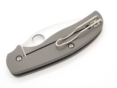 Spyderco Sage 2 C123TIP S30V Plain Blade Titanium Framelock Folding Pocket Knife