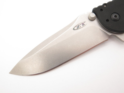 ZT Zero Tolerance 0566 Hinderer Elmax Blade G10 Framelock Folding Pocket Knife