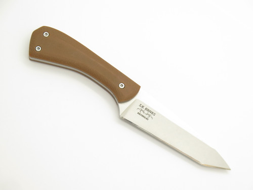Boker Plus 02BO009 SK Knives Stonewash Fixed 6.12" Tanto Blade Knife Sheath