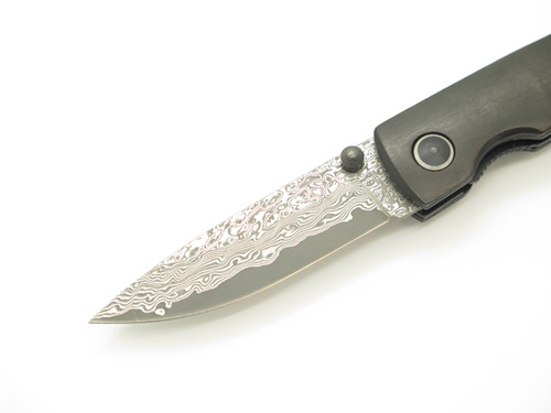Boker Plus 330 Damascus Gent II Damascus Ebony Folding Pocket Knife