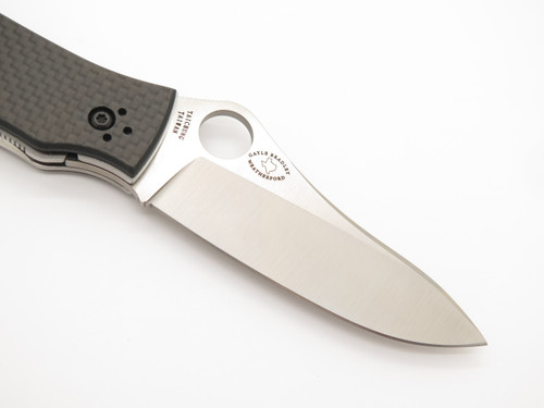 Spyderco C134CFP Gayle Bradley 1 CPM-M4 Carbon Fiber Linerlock Folding Knife