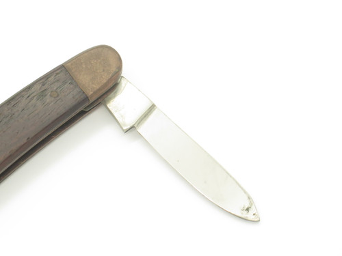 Vintage 1970s Premier Seizo Imai Seki Japan 3.87" Wood Folding Pocket Knife