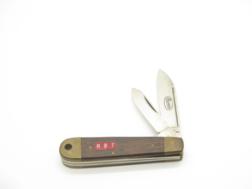 Vintage 1970s Premier Seizo Imai Seki Japan Wood 3.25" Folding Pocket Knife