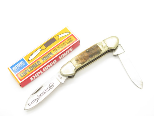 Vtg United Cutlery Seki Japan Seizo Imai 3.6" Sampler Canoe Folding Pocket Knife