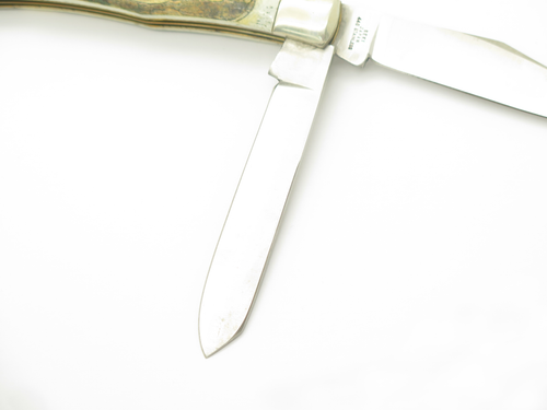 Vintage Rugged 125 20 Seki Japan Seizo Imai Stag Pocket 4.12" Folding Knife
