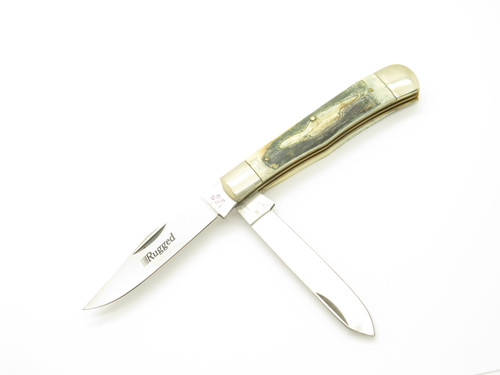 Vintage Rugged 125 20 Seki Japan Seizo Imai Stag 4.12" Folding Pocket Knife