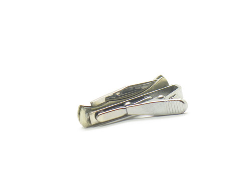 Vtg '80s Parker Seki Japan Tie Bar Clip Wood Miniature Folding Pocket Knife