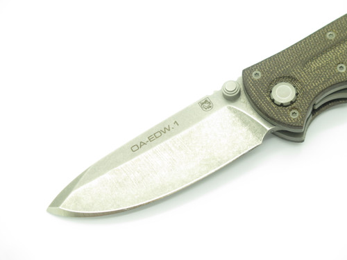 Boker Oberland Arms EDW Germany Liner Micarta N690 3.37" Folding Pocket Knife