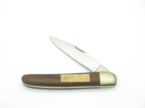 Vintage 1960s Rostfrei Prototype Seki Japan 4" Wood Folding Pocket Knife