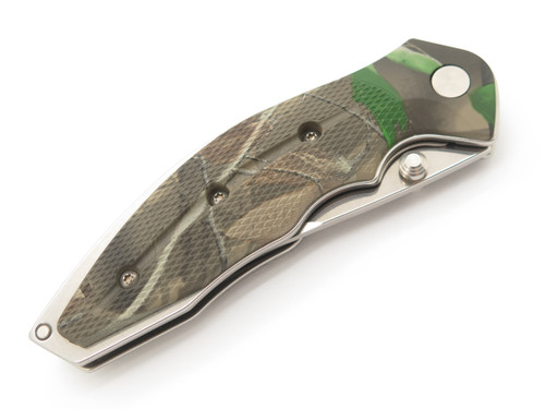 2008 Buck 415 Kalinga Camo Folding Hunter Linerlock Knife