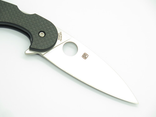 Spyderco USA C228CFP Silverax Pln CPM-S30V G10/Carbon Fiber Folding Pocket Knife