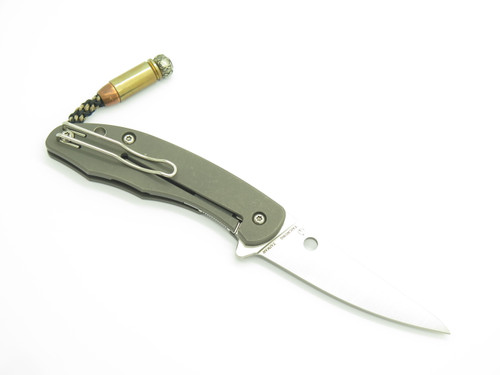 Spyderco C203TIP Mantra 2 Pln CPM M4 Titanium Framelock Folding Pocket Knife