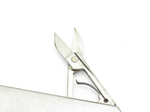 Vintage 1970s Shell Seki Japan 2.37" Stainless Steel Folding Pocket Knife