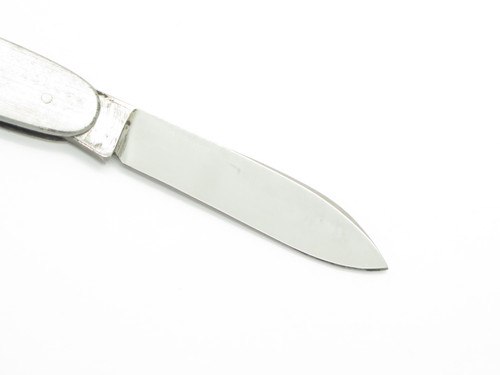 Vintage 1970s INOX Seki Japan Small 3.25" Stainless Steel Pocket Folding Knife