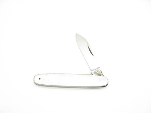 Vintage 1970s INOX Seki Japan Small 3.25" Stainless Steel Pocket Folding Knife