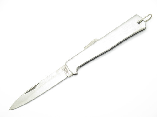 Vintage 1960s Omor Seki Japan 4.37" Metal Folding Lockback Knife