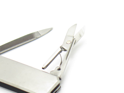 Vintage 1970s Barlow Seki Japan Small 2.25" Stainless Steel Folding Pocket Knife