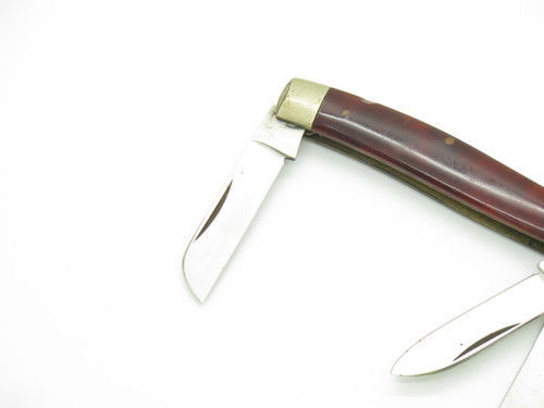 Vintage 1970s Explorer Seki Japan 3.87" Prototype Stockman Folding Pocket Knife