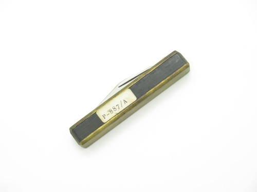 Vintage 1980s KT (Kanetsune) Proto Seki Japan 3.25" Brass Folding Pocket Knife