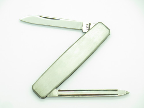 Vintage 1970s FES Ferdinand Everts Sohn Seki Japan 3.25" Stainless Pocket Knife