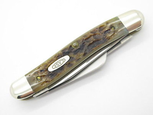 1991 Case XX 6318 Hpssp Stockman Folding Pocket Knife Hollow Razor Edge