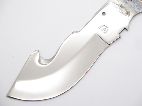 Vtg 1980s Colt CT7 Serengeti Fukuta Seki Japan Guthook Fixed Knife Blade Blank