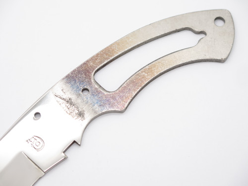 Vtg 1980s Colt CT7 Serengeti Fukuta Seki Japan Guthook Fixed Knife Blade Blank