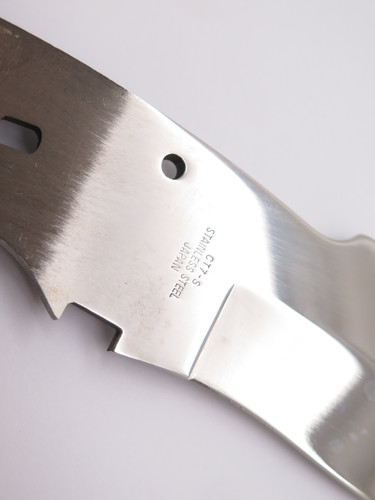 Vtg Colt CT7 Serengeti Seki Japan Guthook Fixed Hunting Knife Blade Blank