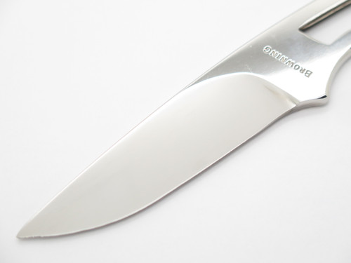 Vtg Browning 377 Seki Japan Tak Fukuta Polished Fixed Knife Making Blade Blank