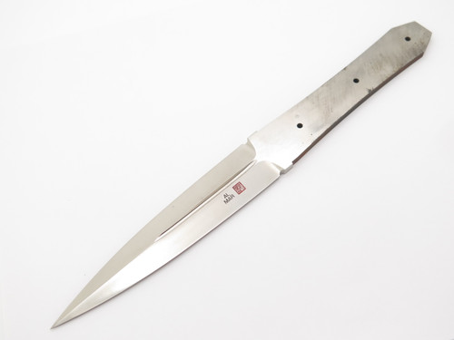 Vintage 1980s Al Mar Dagger Hattori Seki Japan Fixed Blade Knife Blank
