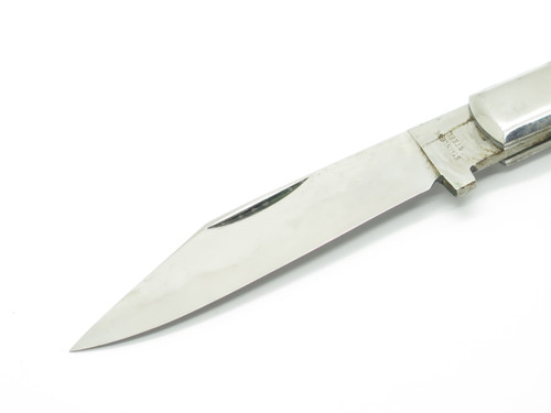 Vintage 1950s (S.M.Z.) Seki Japan Buffalo Horn Handle 4.25" Folding Pocket Knife