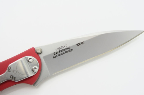 Kershaw Snap On 1660RAT Leek Red Plain Edge Folding Pocket Knife *blemished