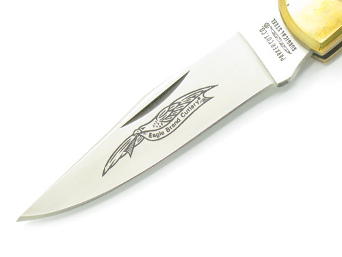 Vintage 1980s Parker Cut Co. Imai Seki Japan 3.75" Lockback Folding Pocket Knife