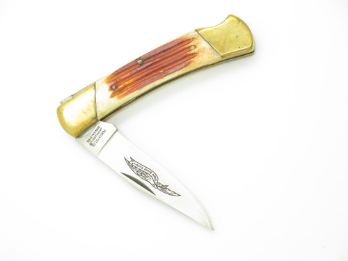 Vintage 1980s Parker Cut Co. Imai Seki Japan 3.75" Lockback Folding Pocket Knife