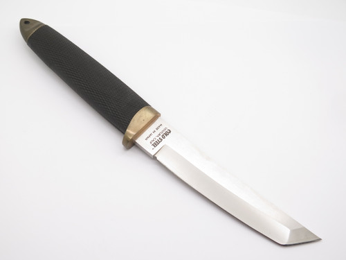 Vtg 1980s Cold Steel Emperor Hattori Seki Japan San Mai Fixed 5.75" Tanto Knife